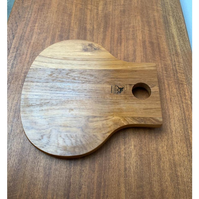 Danish Teak Cutting Board from Nissen, 1960s For Sale - Image 6 of 18