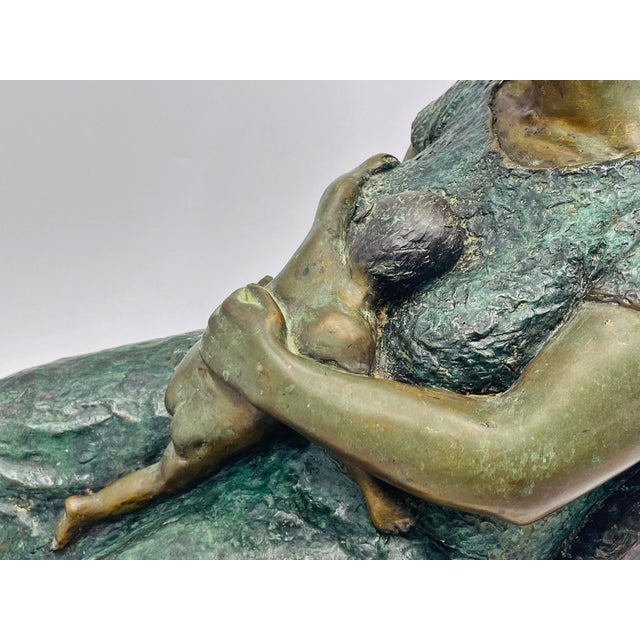 Mother and Child – Bronze Sculpture by Martin González Perez, Signed & Numbered For Sale - Image 15 of 18