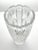 Large Heavy Vintage Bohemian Cut Lead Crystal Presentation Centerpiece Vase For Sale In Dallas - Image 6 of 8