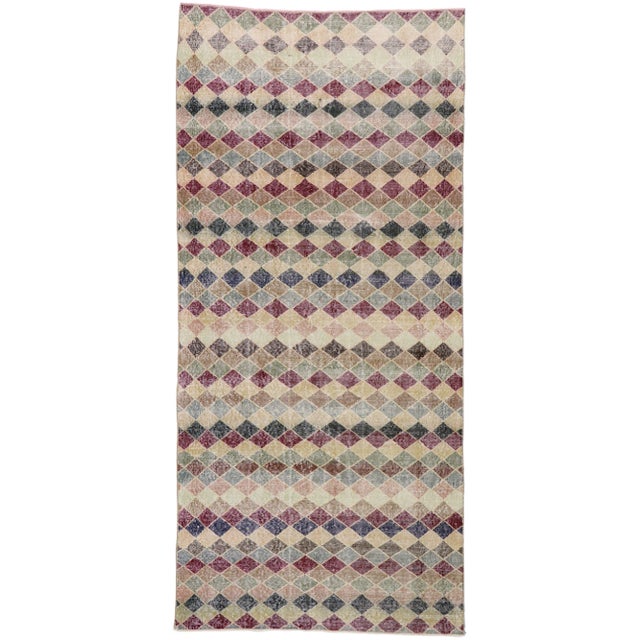 Vintage Turkish Sivas Rug - 04'05 X 09'06 For Sale - Image 10 of 10