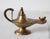 Vintage Brass Genie-Style Oil Lamp For Sale - Image 4 of 9