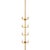 Kelly Wearstler for Visual Comfort Signature Liaison Statement Sconce in Antique-Burnished Brass For Sale