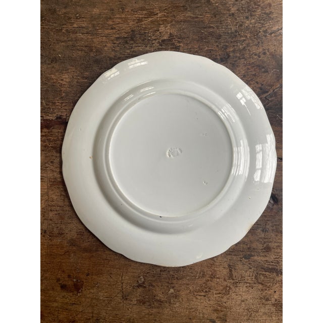 Black Antique Copeland Black English Transferware Plate For Sale - Image 8 of 10