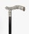This is a beautiful antique oriental ladies silver handled walking stick, circa 1880 in date The striking stick features...