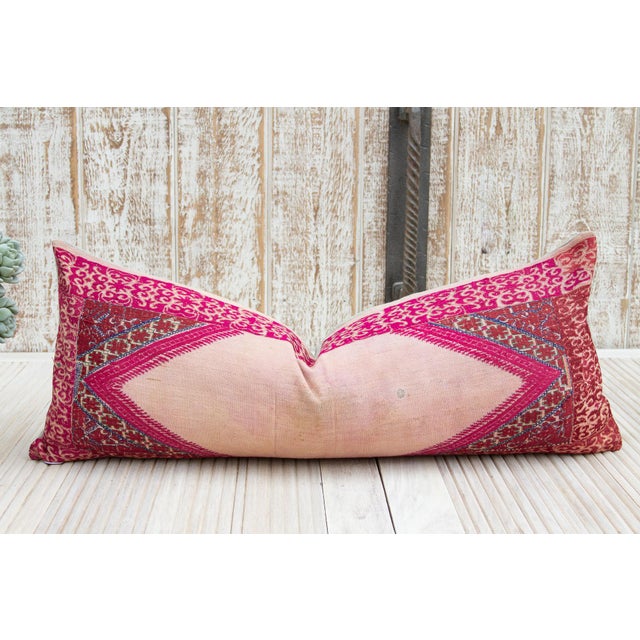 Antique Maira Sindh Silk Pillow For Sale - Image 9 of 9