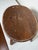 Brown Vintage Early American Primitive Oval Splayed Solid Wood Turned Leg Low Stool For Sale - Image 8 of 10
