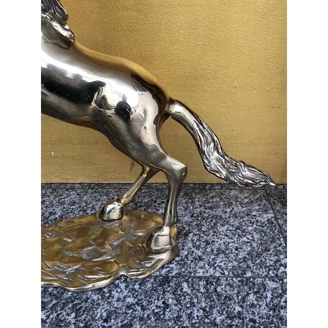 Mid Century Brass Horse, Italy, 1950s For Sale - Image 13 of 14