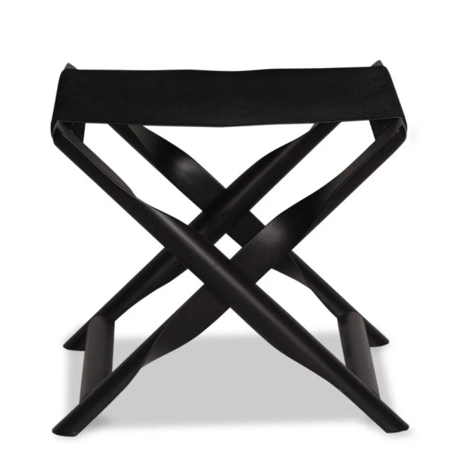 Giobagnara Arturo Black Folding Stool For Sale - Image 4 of 12