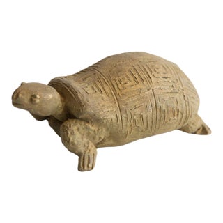 Vintage African Tortoise Sculpture For Sale