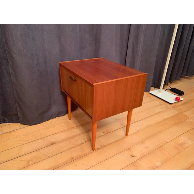 Nightstand from VEB Möbelfabrik, Germany, 1960s For Sale - Image 10 of 12