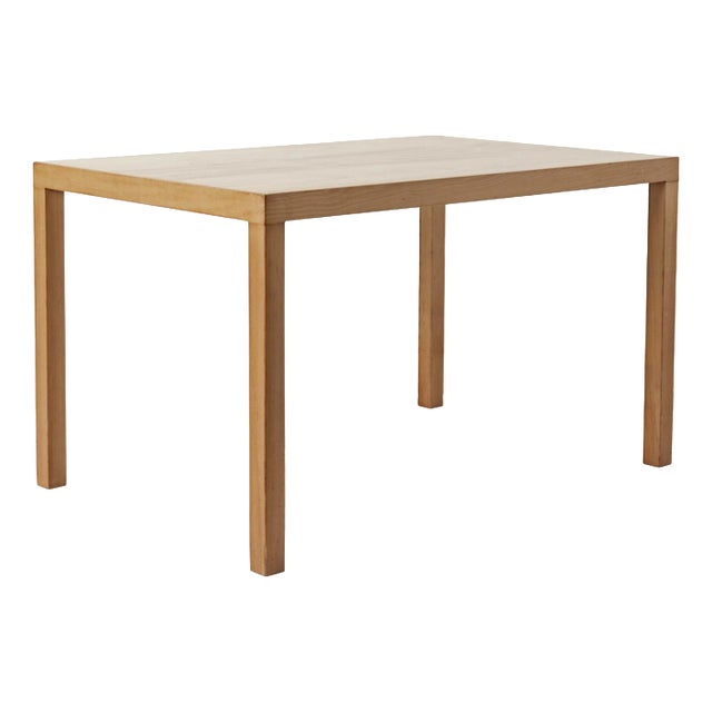 Dining Table in Beech and Walnut, Switzerland, 1950s For Sale