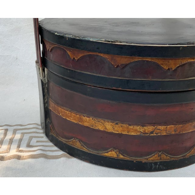 Wood 19th Century Chinese Wedding Hamper - Museum Quality For Sale - Image 7 of 12