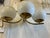 Large Brass and Glass Wall Light, 1960s For Sale - Image 4 of 8