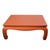Asian Vintage Orange Ming Style Coffee Table For Sale - Image 3 of 4