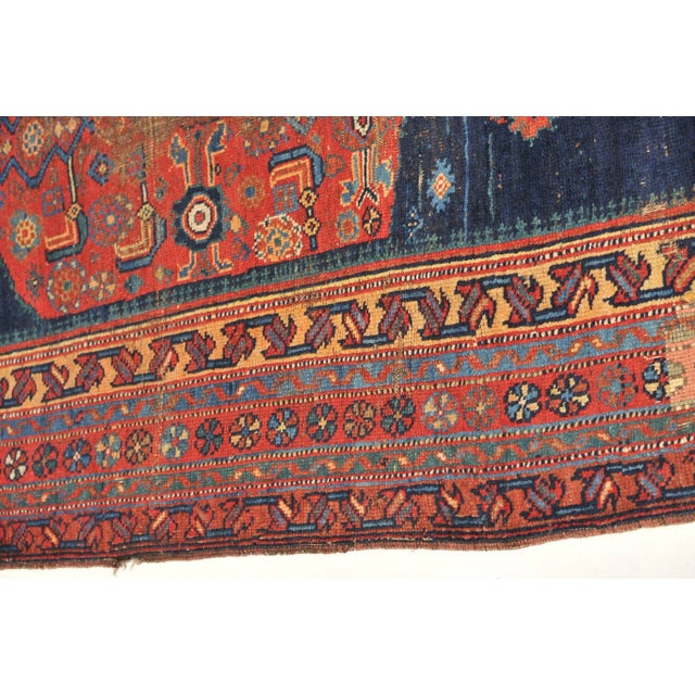 Red Antique True Kelleh Nomadic Karabagh Rug, 7.2 x 17.4 For Sale - Image 8 of 11
