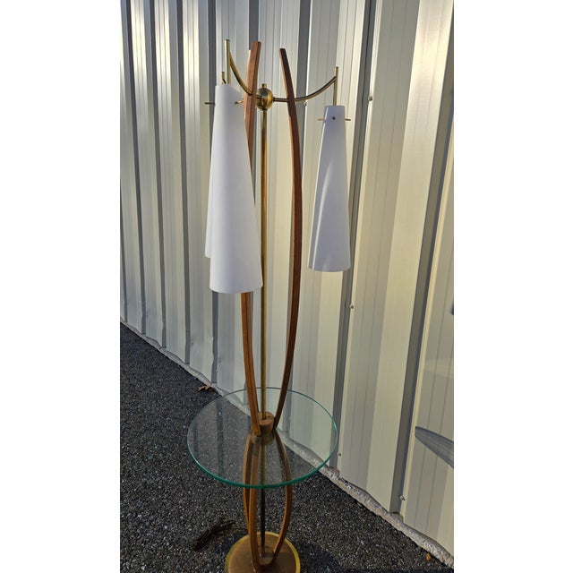 1950s Mid Century Modern Floor Lamp by Majestic For Sale - Image 10 of 10