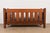 Limbert Antique Mission Oak Arts and Crafts Settle Sofa, Newly Reupholstered For Sale - Image 10 of 12