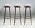 Bar Stools from Maison Baguès, 1950s, Set of 3, in Flawless conditions. Designed 1950 to 1959 This piece has an...