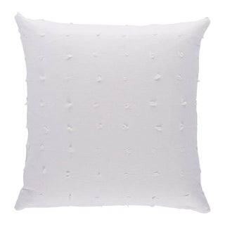 Schumacher Teton 24" Pillow in Snow For Sale