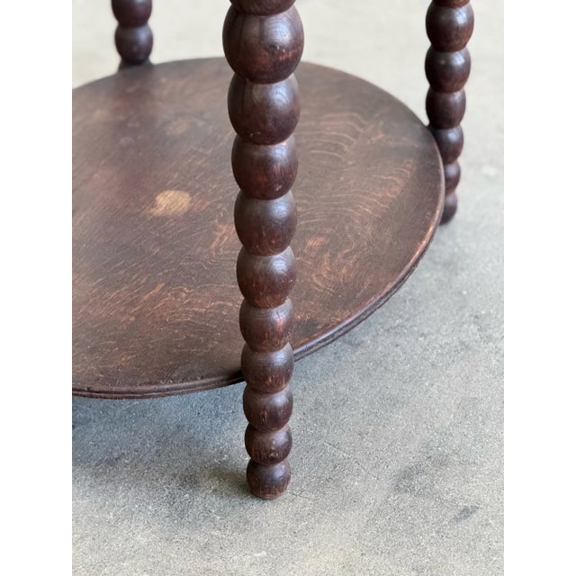 Vintage Bobbin Leg Side Table For Sale - Image 11 of 12