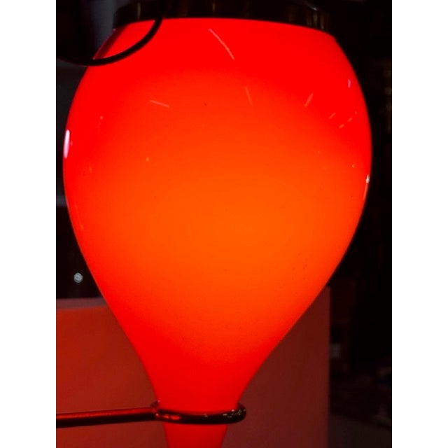 Floor Lamp with Red Lampshades from Stilnovo, 1950s For Sale - Image 6 of 17
