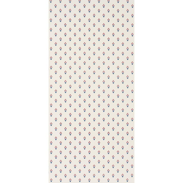 This sweet small-scale floral wallpaper was inspired by traditional block prints. Screen-printed by hand, Moira adds...