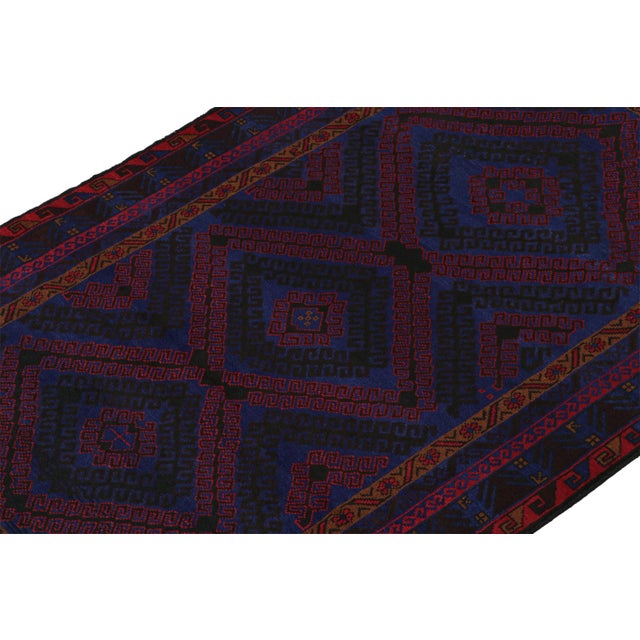 Rug & Kilim Rug & Kilim’s Baluch Tribal Rug With Colorful Geometric Patterns For Sale - Image 4 of 8