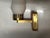 Gold Opaline Glass and Brass Sconces, 1950s, Set of 2 For Sale - Image 8 of 11