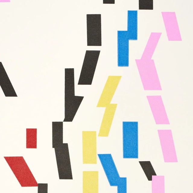 Abstract SAMPLE - Schumacher x Peg Norriss Confetti Wallpaper In Multi For Sale - Image 3 of 4