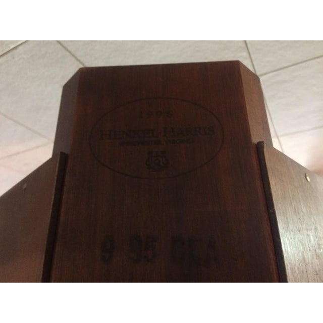 Item: Vintage Corner Cabinet in Cherry by Henkel Harris Furniture. Age & Condition: Circa 1990. Good, with very minor...