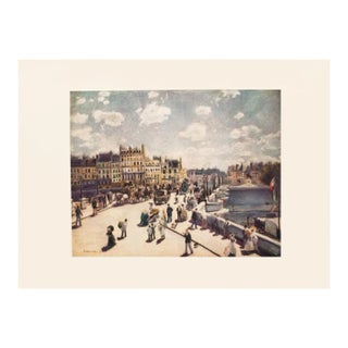 1950s After Auguste Renoir "Paris, Pont Neuf" First Edition Photogravure For Sale