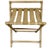 Mid-Century Modern Vintage Mid-Century Faux Bamboo & Faux Leather Folding Luggage Rack For Sale - Image 3 of 13