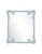Contemporary Fleur Home Carnival St. Roch Rectangle Mirror in Parma Gray, 24x36 For Sale - Image 3 of 3