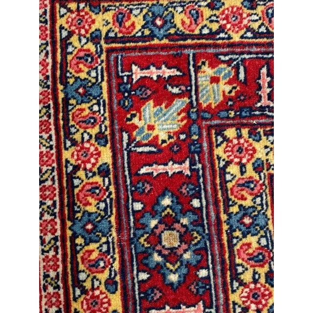 Blue Vintage Tabriz Rug, 1920s For Sale - Image 8 of 13
