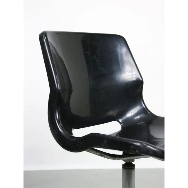 Swedish Overman Office Swivel Chair in Black by Svante Schöblom, 1970s For Sale - Image 9 of 18