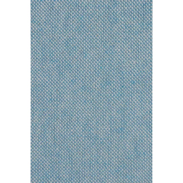 Avena Plain Blue Double Width Fabric For Sale