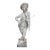 Vintage European-Style Lead Garden Statue of a Standing Violinist For Sale