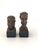 Folk Art Pair of Vintage Carved Spanish Busts, Don Quixote and Sancho Panza For Sale - Image 3 of 9