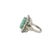 Victorian Victorian 5 Carat Emerald 2.10 Carat Diamond Platinum Cocktail Ring, Circa 1900 For Sale - Image 3 of 9