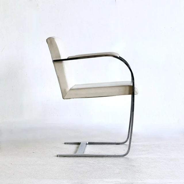Ludwig Mies van der Rohe Brno Armchairs attributed to Mies van der Rohe for Knoll, USA, 1980s, Set of 8 For Sale - Image 4 of 9