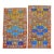Mid-20th Century Zabihi Collection Funky Turkish Anatolian Rugs - A Pair - 3'2" x 5'9" For Sale