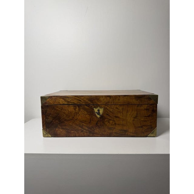 Walnut Burl Travel Desk, 19th Century For Sale - Image 16 of 18