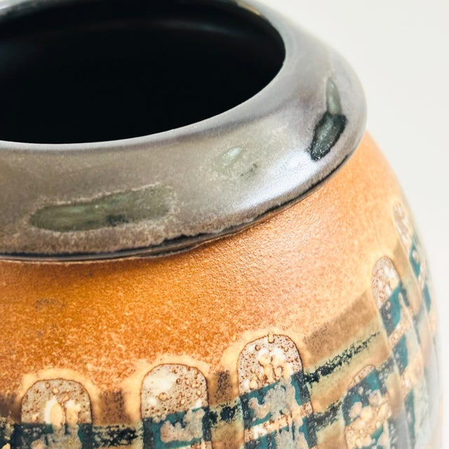 Lapid Israel Pottery Vase For Sale In San Francisco - Image 6 of 11