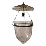 Image of Pink Bell Jar Lantern For Sale