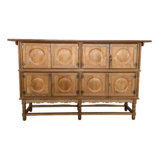 Tall Mid-Century Modern Oak Sideboard by Axel O. Röck for Ottrup Møbelfabrik, 1963 For Sale