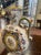 Mid-Century French Hand-Painted Rouen Faience Ewer From Normandy For Sale - Image 4 of 6