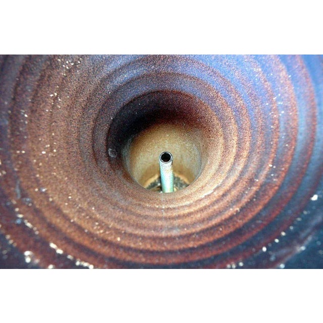 1960s 1960s Large Ceramic Sculpture Torchere Light For Sale - Image 5 of 7