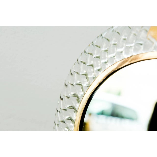 Wood Vintage Table Mirror from Seguso, 1950s For Sale - Image 7 of 9