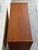 Danish Teak Glass Door Cabinet Small Display Case Low Bookcase Storage Unit Denmark 1960s For Sale - Image 9 of 10