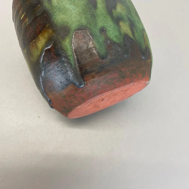 XXL German Ceramic Studio Pottery Vase from Gerhard Liebenthron, 1960s For Sale - Image 18 of 18